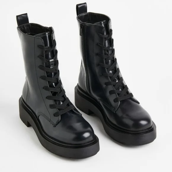 NWT H&M combat boots - Picture 1 of 6